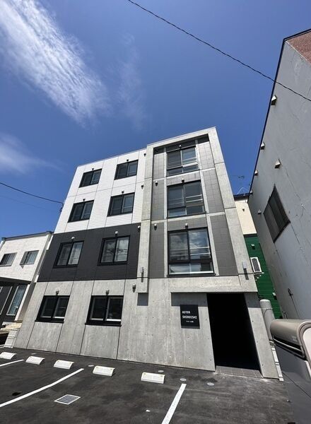 建物外観　エアコン完備の人気のデザイナーズ仕様のお部屋です(^^♪