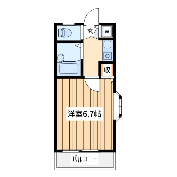 ラ フォーレ6の間取り写真