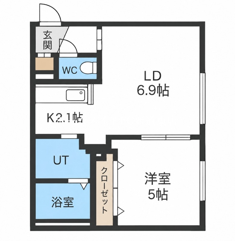 CASA東区役所前の間取り写真