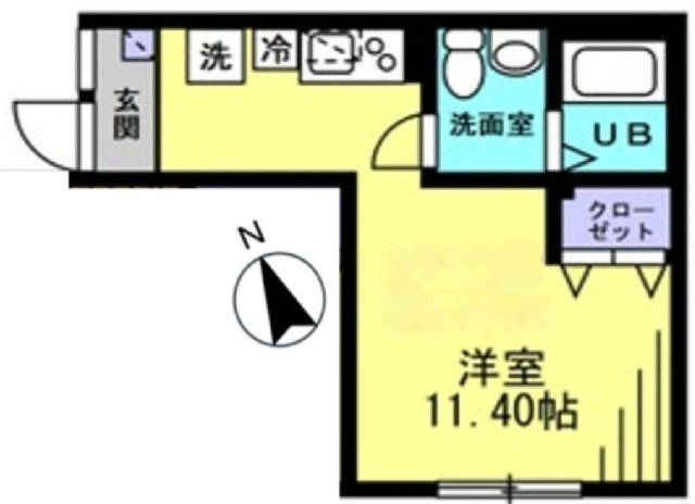 alcasa東大井の間取り写真