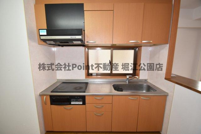 地下鉄中央線 九条駅 徒歩6分 11階建 築24年のキッチン写真