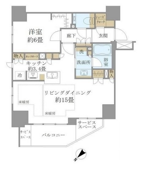 ジオ文京千石の間取り写真