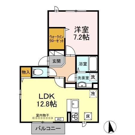 サンローザの間取り写真