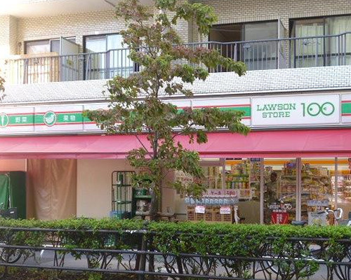 コンビニ　ローソンストア100池袋西口店（コンビニ）まで195m