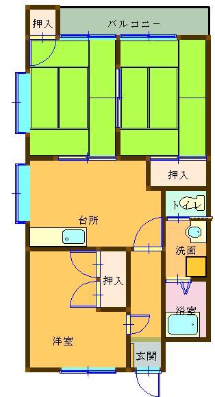 松本ビルの間取り