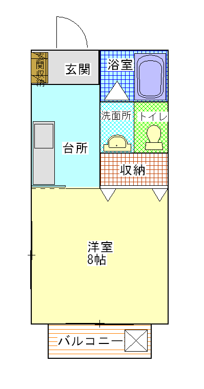 クキタハウスの間取り