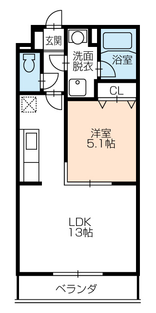 ソイルの間取り