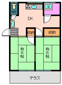 福島県郡山市安積町荒井字寺ノ後（一戸建）の賃貸物件の間取り