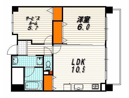 ベリエ茶五の間取り