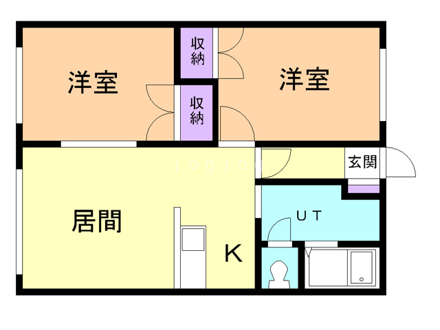 イーグルハイツの間取り