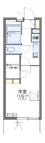 レオパレス新座サンハイツの間取り