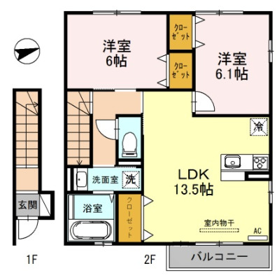 キャトルセゾン杉の間取り