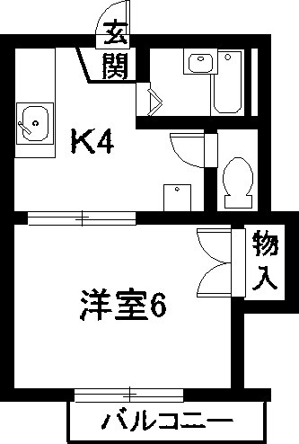 大府市若草町のアパートの間取り