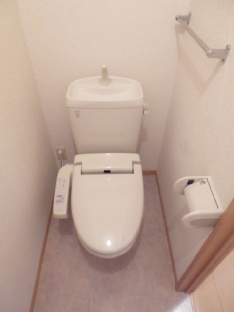 【メゾン・ド・フルール　D棟のトイレ】