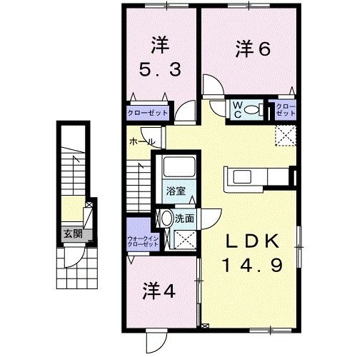 ブルースターの間取り