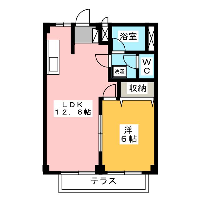 シティハイツ野田の間取り