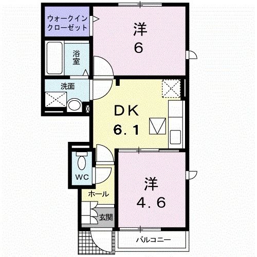 グラン　アルブルの間取り