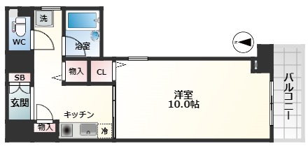 グレース三国の間取り