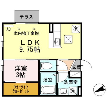 DH・クレール吉竹の間取り