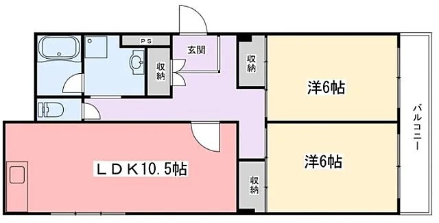 インタービレッジ琴丘の間取り