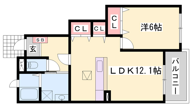 グラツィアCの間取り