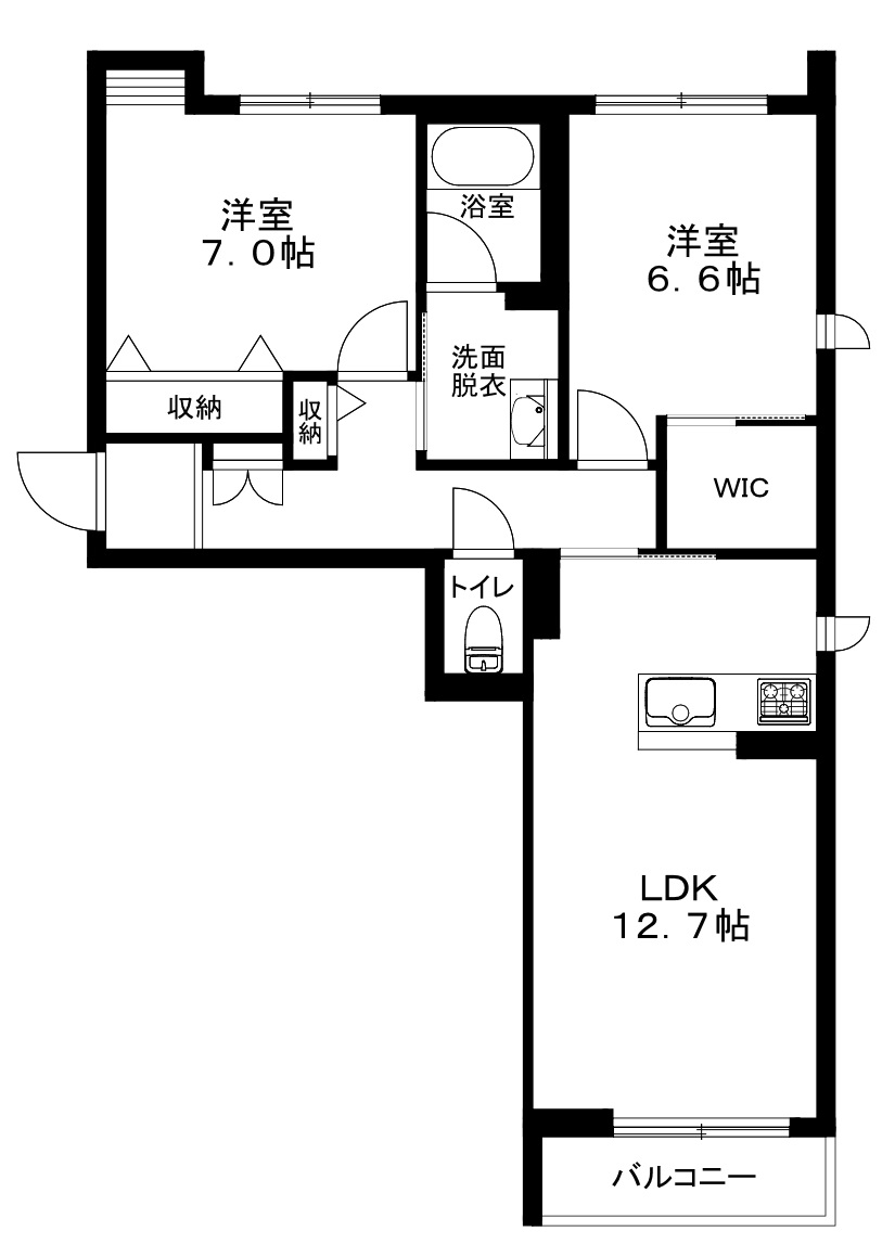 【シャーメゾン甲運の居室・リビング】