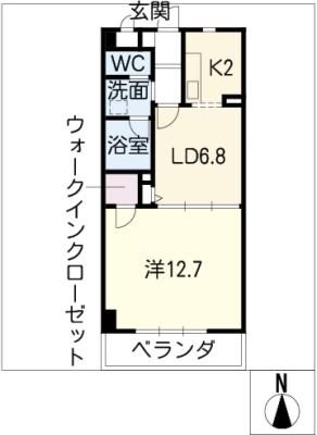 アドミール桜山の間取り