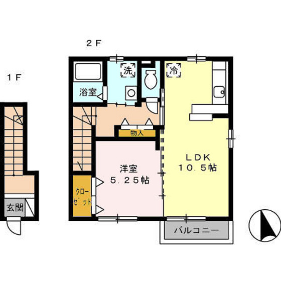 ジュアンあけのの間取り