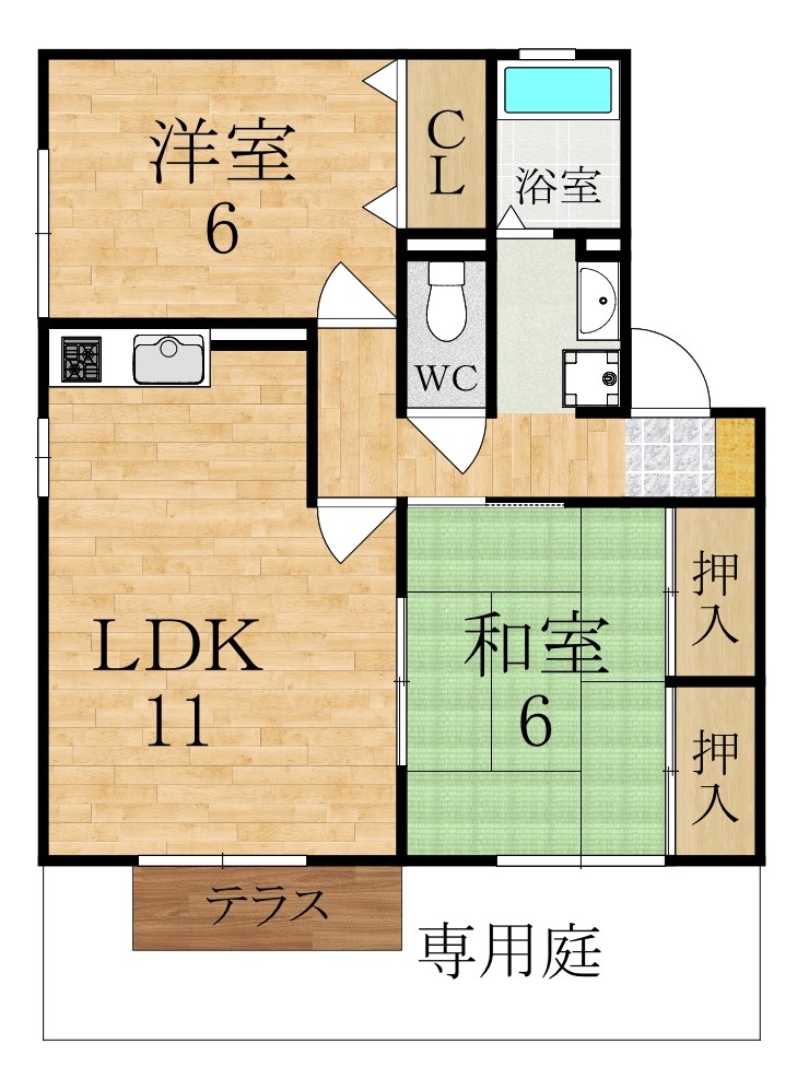 エトワールエイワIIの間取り