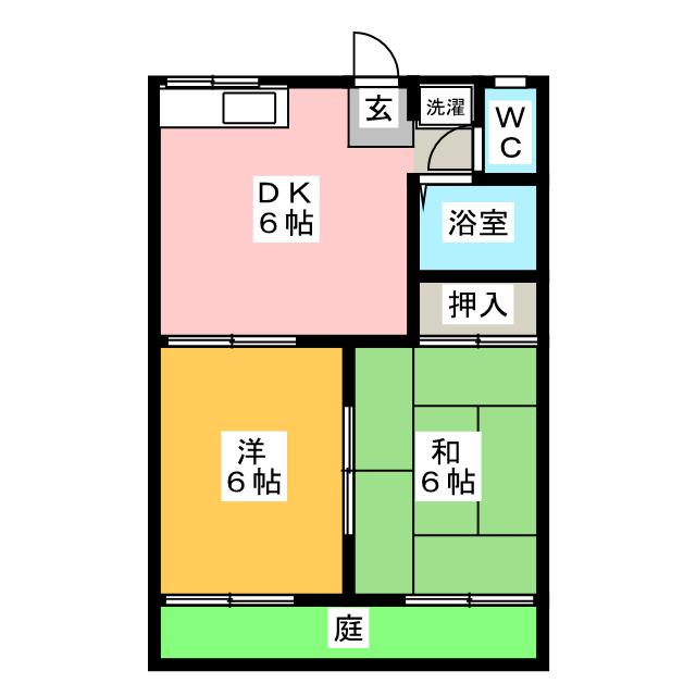 フォーブルニシオＢの間取り