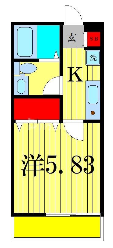 DEN三郷中央の間取り