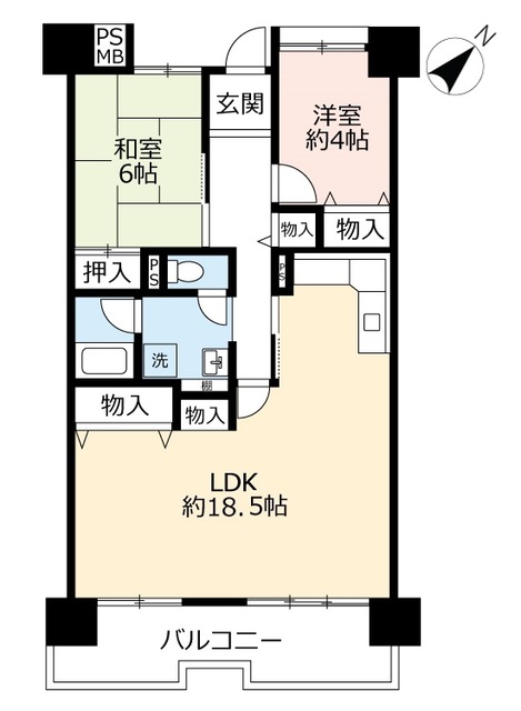 ＵＲ武庫川の間取り