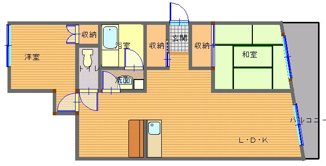 三愛ビル3の間取り