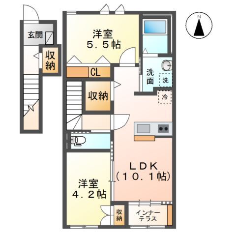 サンハイムきらりの間取り