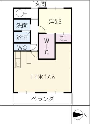 長島スカイハイツの間取り