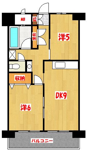 キャピタル新越谷の間取り