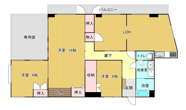 アサヒビルの間取り