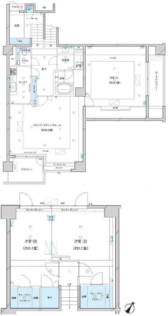 参宮橋マンションの間取り