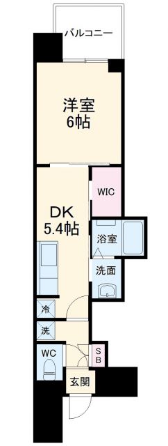 名古屋市北区平安のマンションの間取り