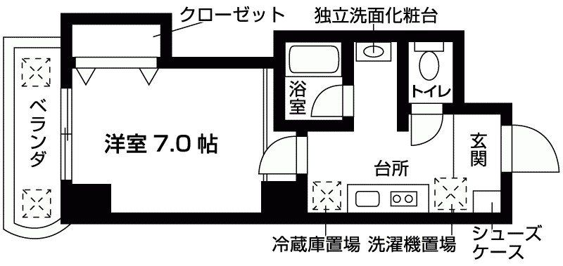 ヴィータ ベッラIIの間取り