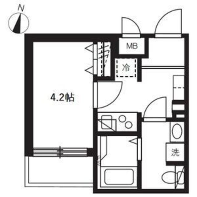 ミュオン北千住の間取り