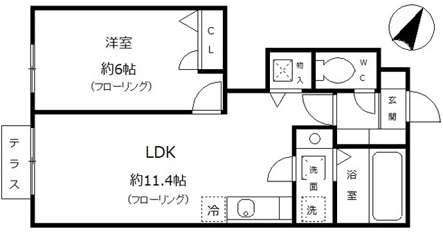 アリエントの間取り