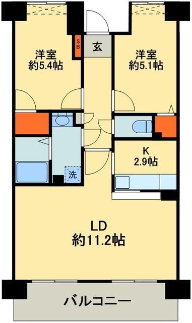 クリサンテーム妙典の間取り