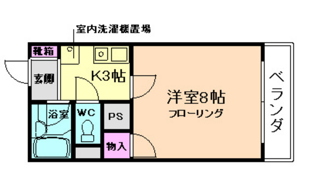 アヴェニール千里の間取り