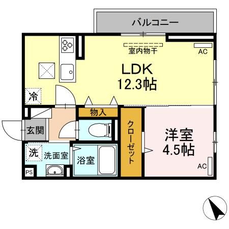ブランネージュ下松の間取り