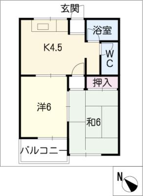 シャルム杉の間取り