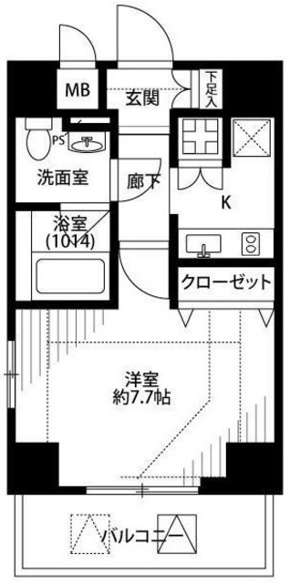 プレール・ドゥーク秋葉原IIの間取り