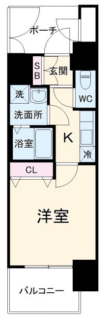 【エステムコート名古屋黒川シャルマンの間取り】