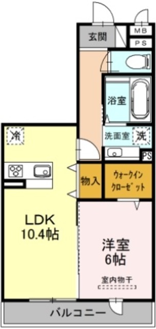 CRESCENTE経堂壱番館の間取り