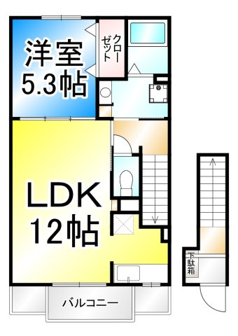 コージーコートの間取り